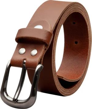 COLOGNEBELT Ledergürtel OM324-SL-Hellbraun MADE IN GERMANY,