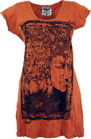 Guru-Shop T-Shirt Sure Long Shirt, Minikleid
