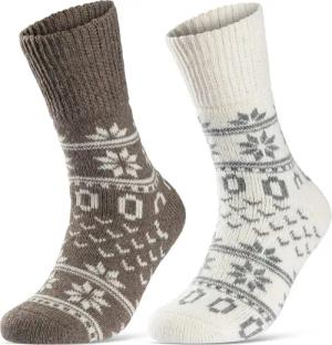 sockenkauf24 Norwegersocken 2 Paar Wintersocken Damen