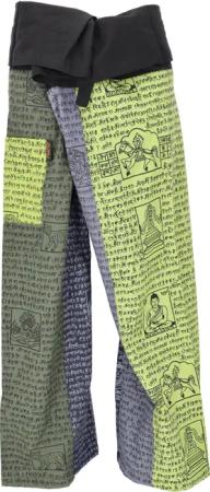 Guru-Shop Relaxhose Thai Fischerhose aus fester
