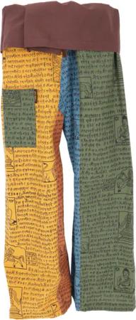 Guru-Shop Relaxhose Thai Fischerhose aus fester