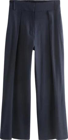 Next Anzughose Hose mit Leinenanteil, weitem
