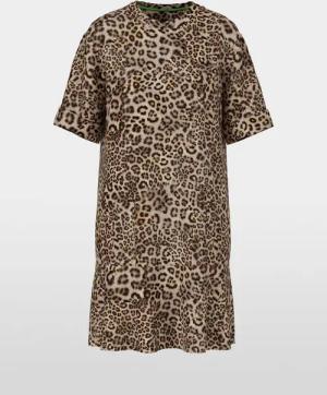 Marc Cain Midikleid Kleid mit Leoprint