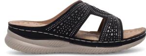 Clara Barson Pantoletten WYL05010-30 Schwarz Pantolette