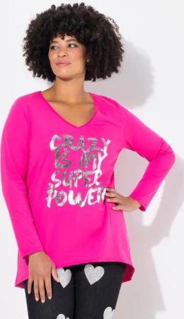 Angel of Style Longshirt T-Shirt A-Linie
