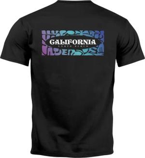 Neverless Print-Shirt Backprint T-Shirt Herren California