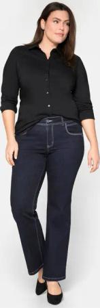 Sheego Klassische Bluse Stretchbluse