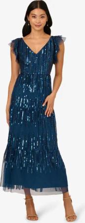 Adrianna Papell Abendkleid Beaded Mesh Tier