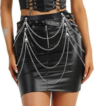 UE Stock Taillengürtel Damen Punk Leder