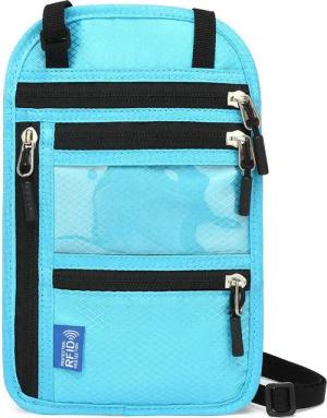 Coonoor Brustbeutel Brusttasche mit RFID-Schutz, Wasserdicht