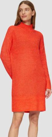 s.Oliver Minikleid Strickkleid mit Stehkragen und