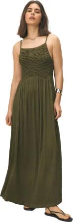 Next Jerseykleid Gesmoktes Maxikleid aus Jersey