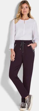 Hose SARA - aubergine - Gr. 38 von Goldner Fashion