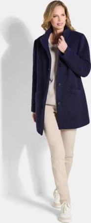 Wollmantel - marine - Gr. 46 von Goldner Fashion