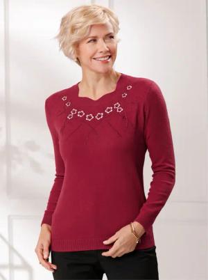 Classic Strickpullover "Langarm-Pullover"