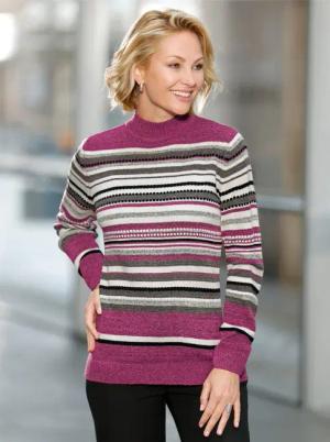 Classic Basics Stehkragenpullover "Pullover"
