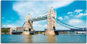 Artland Wandbild "London Tower Bridge", Brücken, (1 St.), als Alubild, Outdoorbild, Leinwandbild in verschied. Größen
