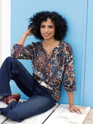 heine Druckbluse