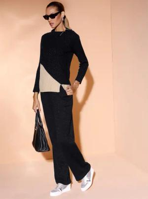 creation L Strickpullover "Jacquard-Pullover"