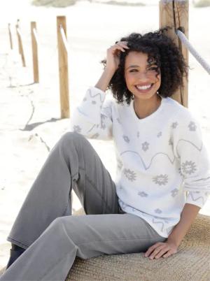heine Rundhalspullover "Jacquard-Pullover"