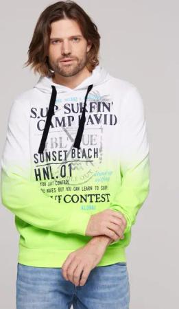 CAMP DAVID Kapuzensweatshirt, mit Farbverlauf