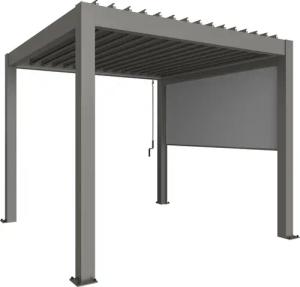 Biohort Rollo ", Sonnenschutz für 3,5m-Seite von biohort Pergola", Lichtschutz, Sonnen- und Blendschutz mit ZIP-Funktion, stufenlos verstellbar