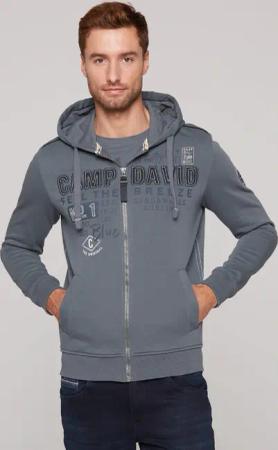 CAMP DAVID Kapuzensweatjacke, mit Baumwolle