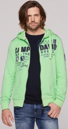 CAMP DAVID Kapuzensweatjacke, mit Baumwolle