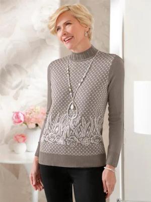 Classic Stehkragenpullover "Pullover"