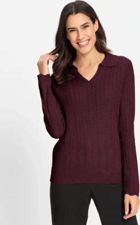 Inspirationen Polokragenpullover "Polopullover"