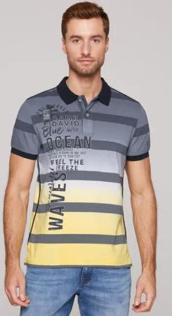 CAMP DAVID Poloshirt, aus Baumwolle