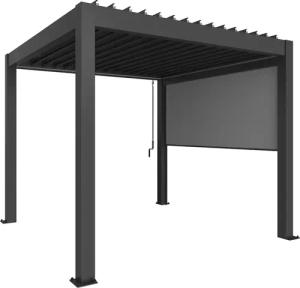 Biohort Rollo ", Sonnenschutz für 4m-Seite von biohort Pergola", Lichtschutz, Sonnen- und Blendschutz mit ZIP-Funktion, stufenlos verstellbar