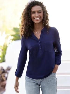heine Langarmshirt "Shirtbluse", (1 tlg.)