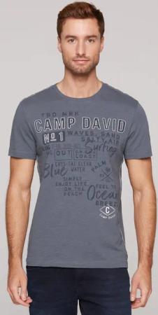 CAMP DAVID Rundhalsshirt, aus Baumwolle