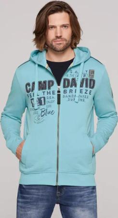 CAMP DAVID Kapuzensweatjacke, mit Baumwolle