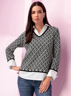 heine 2-in-1-Pullover "2-in-1-Pullover"
