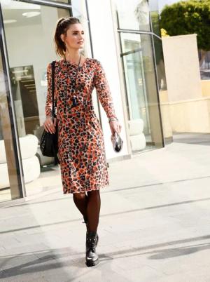 Inspirationen Druckkleid "Mesh-Kleid"