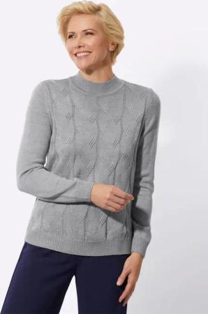 Classic Stehkragenpullover "Pullover"