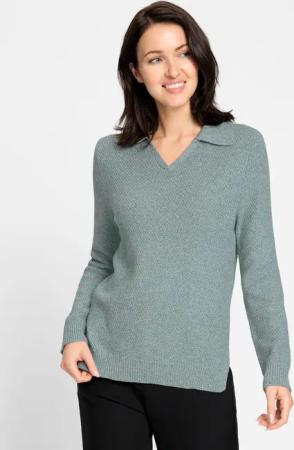 Inspirationen Strickpullover "Polopullover"