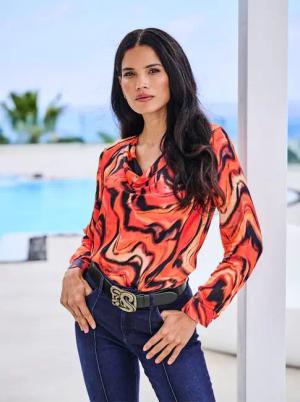 heine Druckbluse