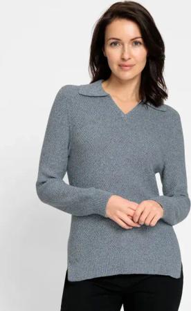 Inspirationen Strickpullover "Polopullover"