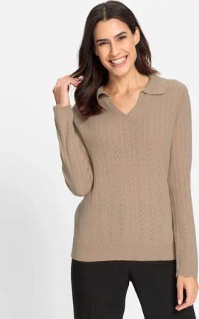 Inspirationen Polokragenpullover "Polopullover"
