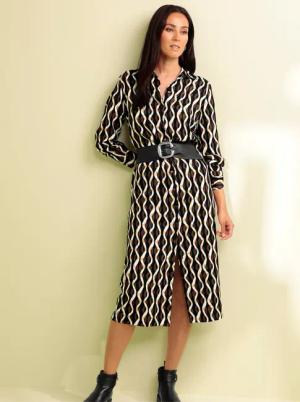 heine Druckkleid "Druck-Kleid"