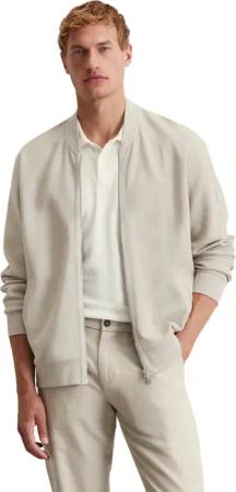 Marc OPolo Sweatjacke "aus Bio-Baumwolle mit Struktur"