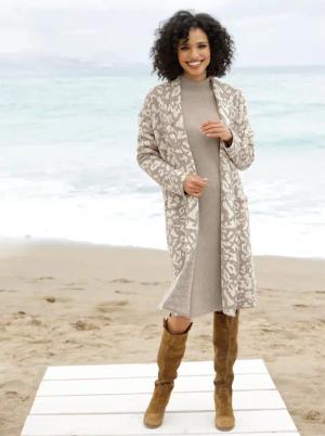 heine Longstrickjacke