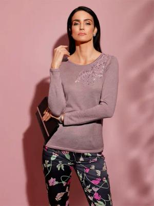 creation L Strickpullover "Woll-Mix-Pullover"