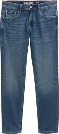TOM TAILOR Herren TTMARVIN STRAIGHT Jeans mit Stretch, blau, Uni, Gr. 33/32
