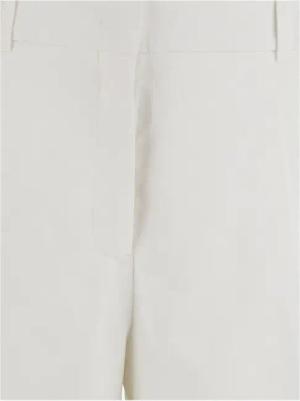 Jil Sander - Tailored White Linen Pants - Größe 36 - white