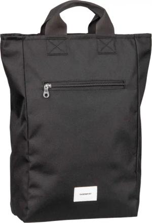 Sandqvist Ground 2-Way Bag in Schwarz (15 Liter), Rucksack / Backpack