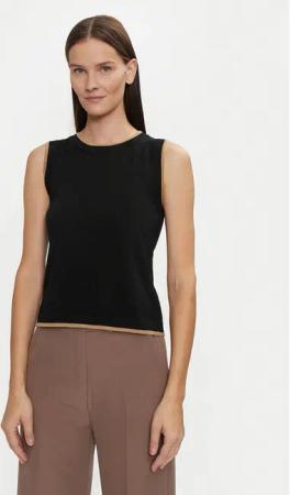 Luisa Spagnoli Bluse Macinapepe 58514 Schwarz Regular Fit